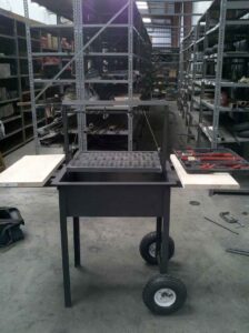 We also have sold barbeque pits, like this one.